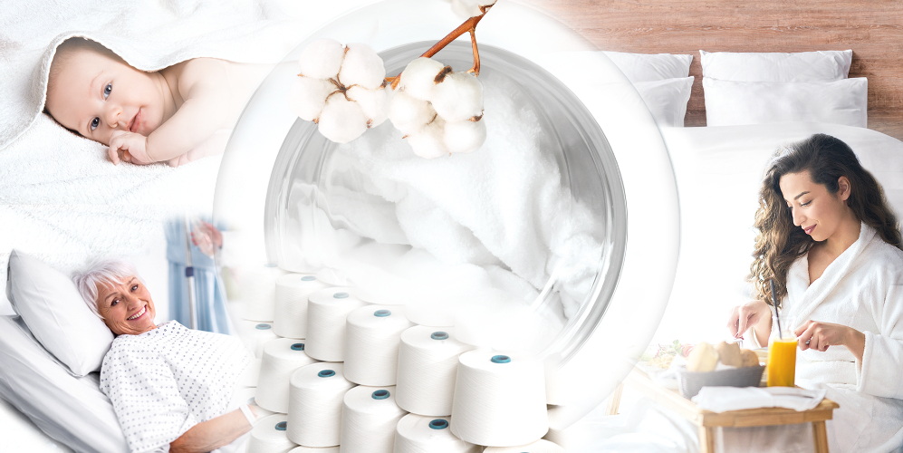 Linge pour les soins de santé et d'hôtellerie
